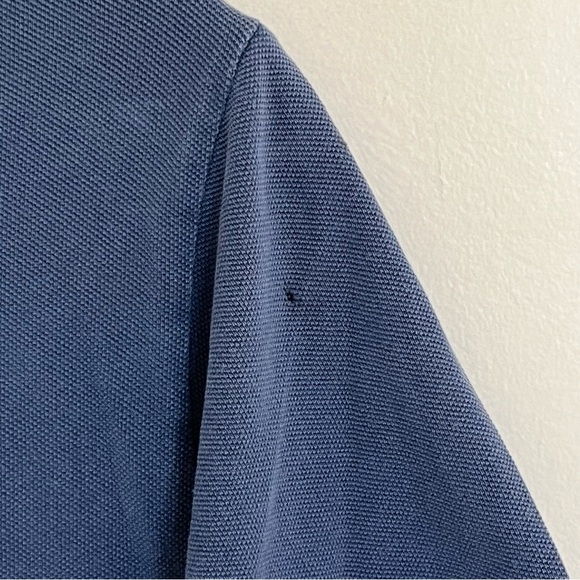 Hollister Polo Shirt Top Men's Size XL Short Sleeve‎ Epic Stretch Blue Casual - Picture 10 of 11